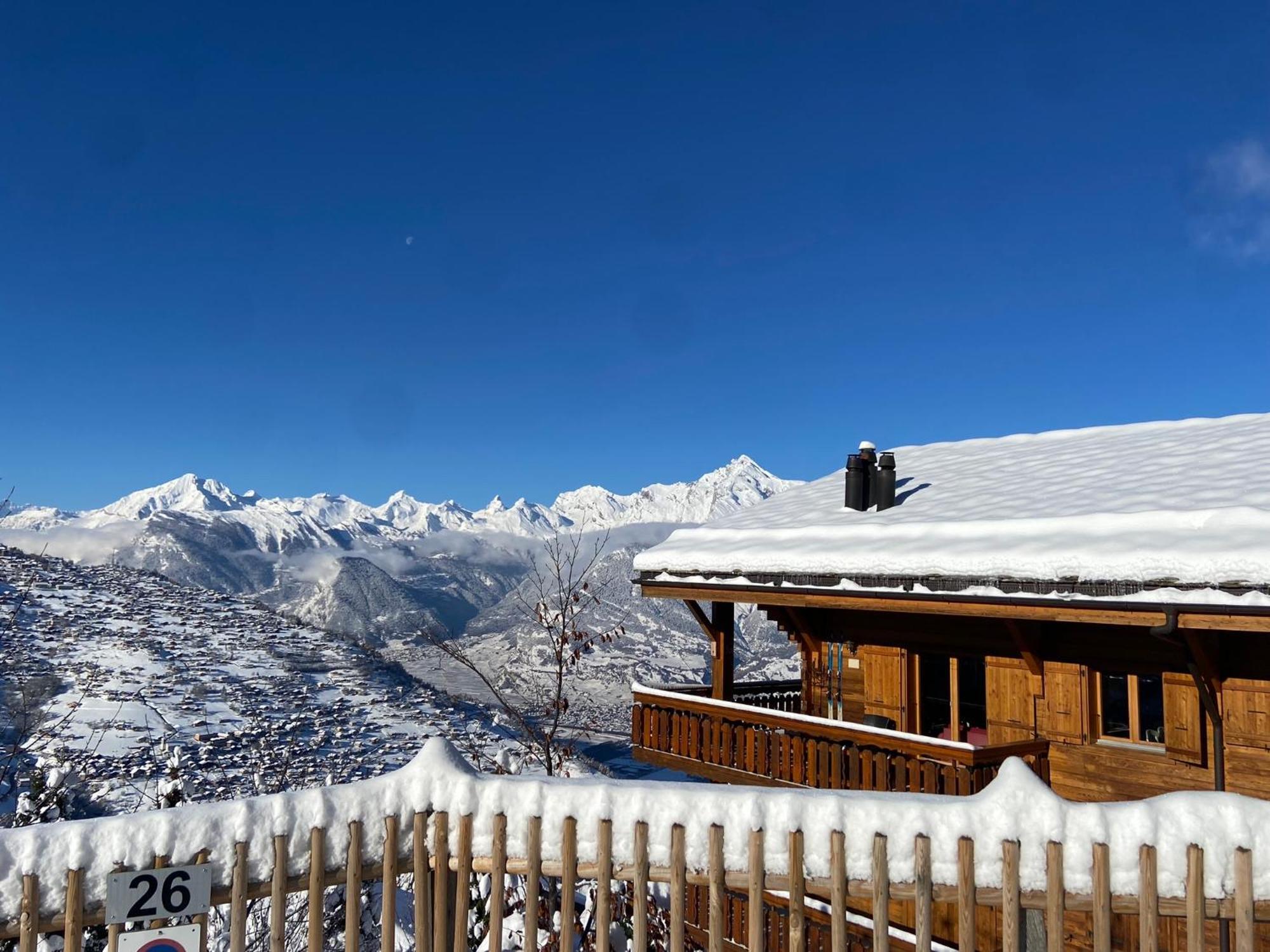 Vila Le Preyet Veysonnaz Exteriér fotografie
